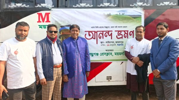 লাউচাপড়ার সবুজে শম্ভুগঞ্জ প্রেসক্লাবের আনন্দ ভ্রমণ